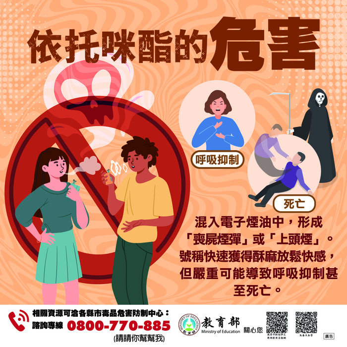 新型態電子煙彈(含依托咪酯)宣導